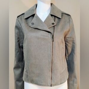 NWT Steve Madden Faux Suede Moto Jacket